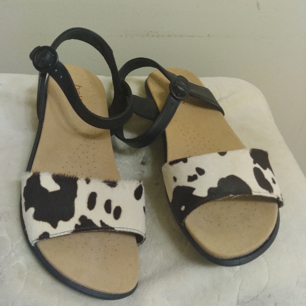Womens HOTTER Sandals, Size 9, New, English Made, Animal Skin, No Blemishes - Picture 15 of 16